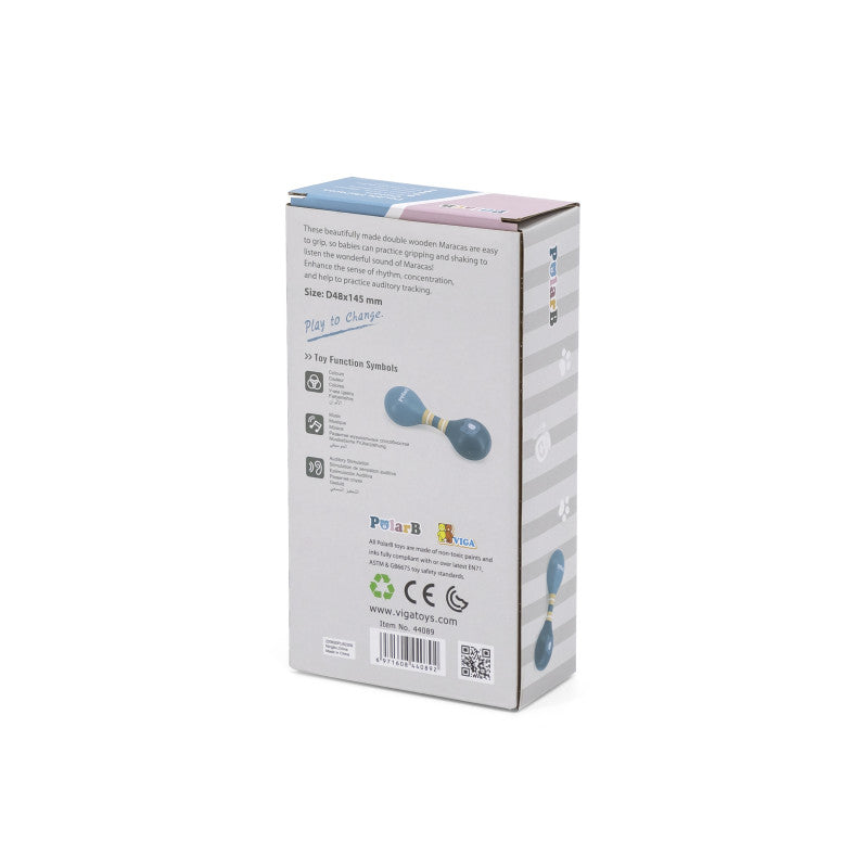 Maracas dublu, Elefant, PolarB Viga
