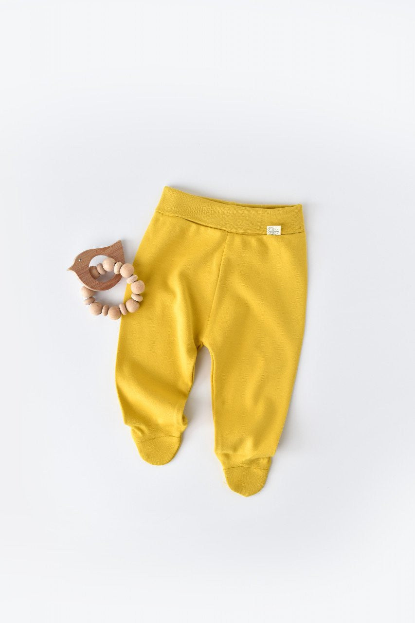 Pantaloni cu Botosei - Bumbac organic  BabyCosy