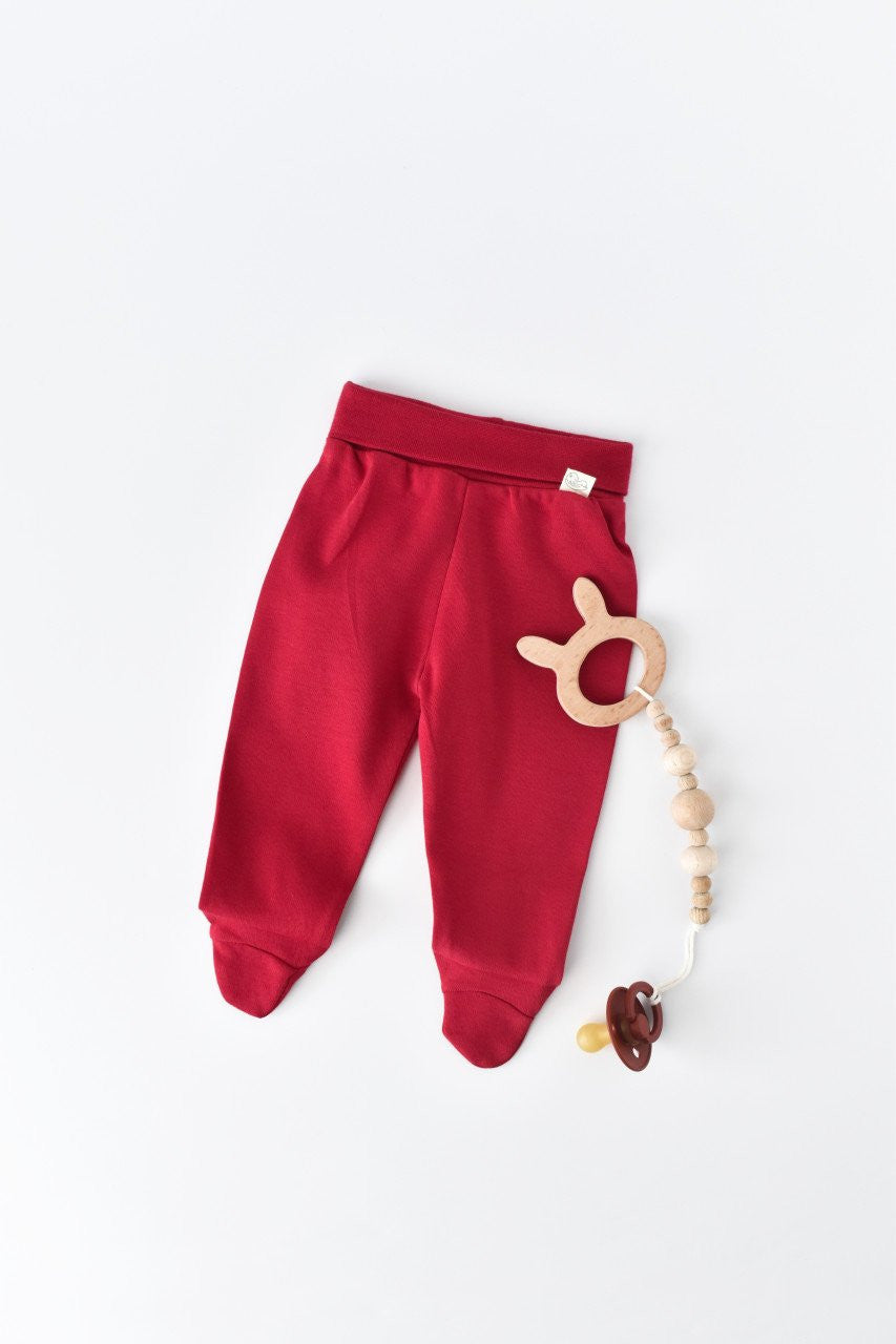 Pantaloni cu Botosei - Bumbac organic  BabyCosy