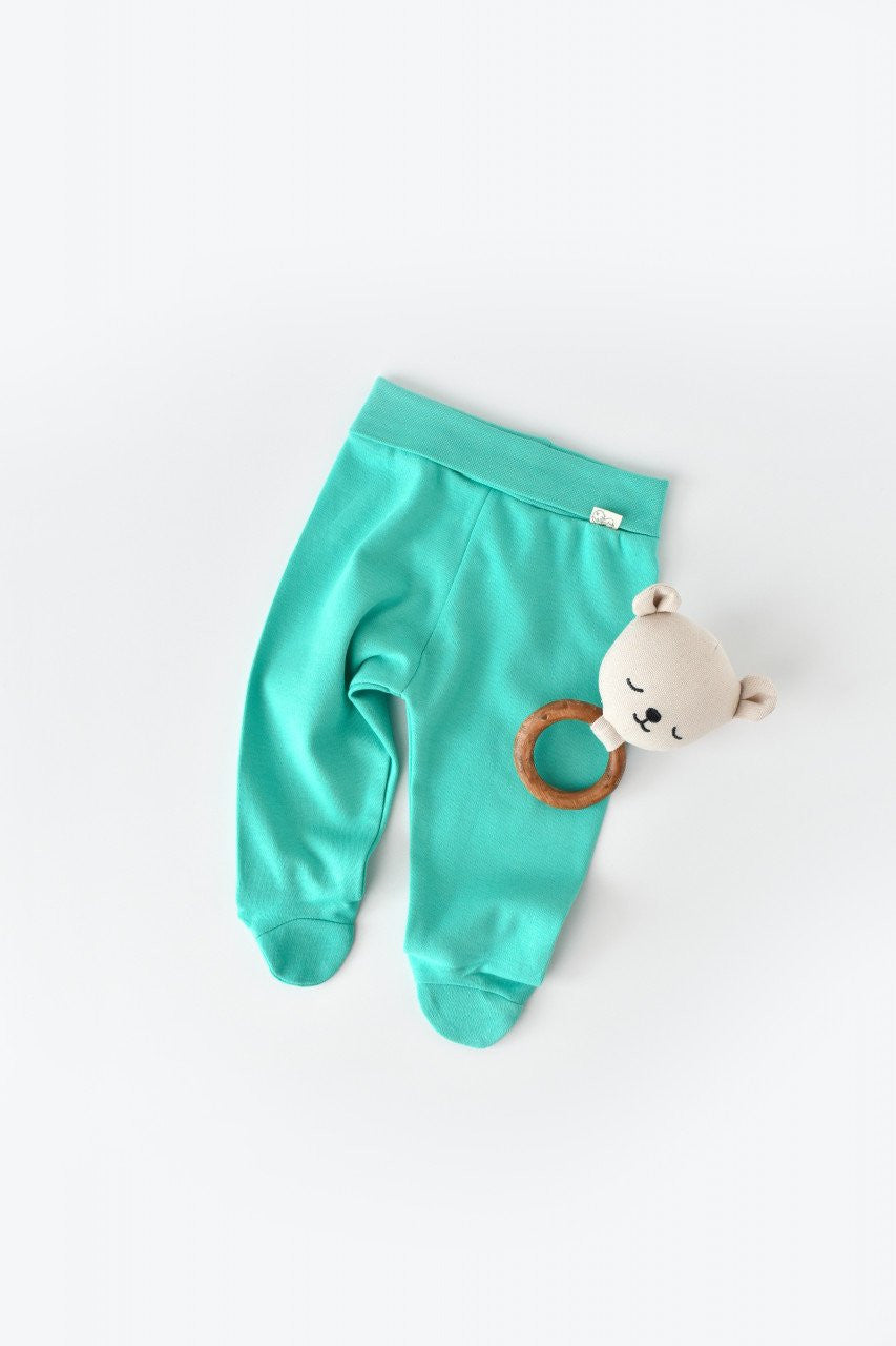 Pantaloni cu Botosei - Bumbac organic  BabyCosy