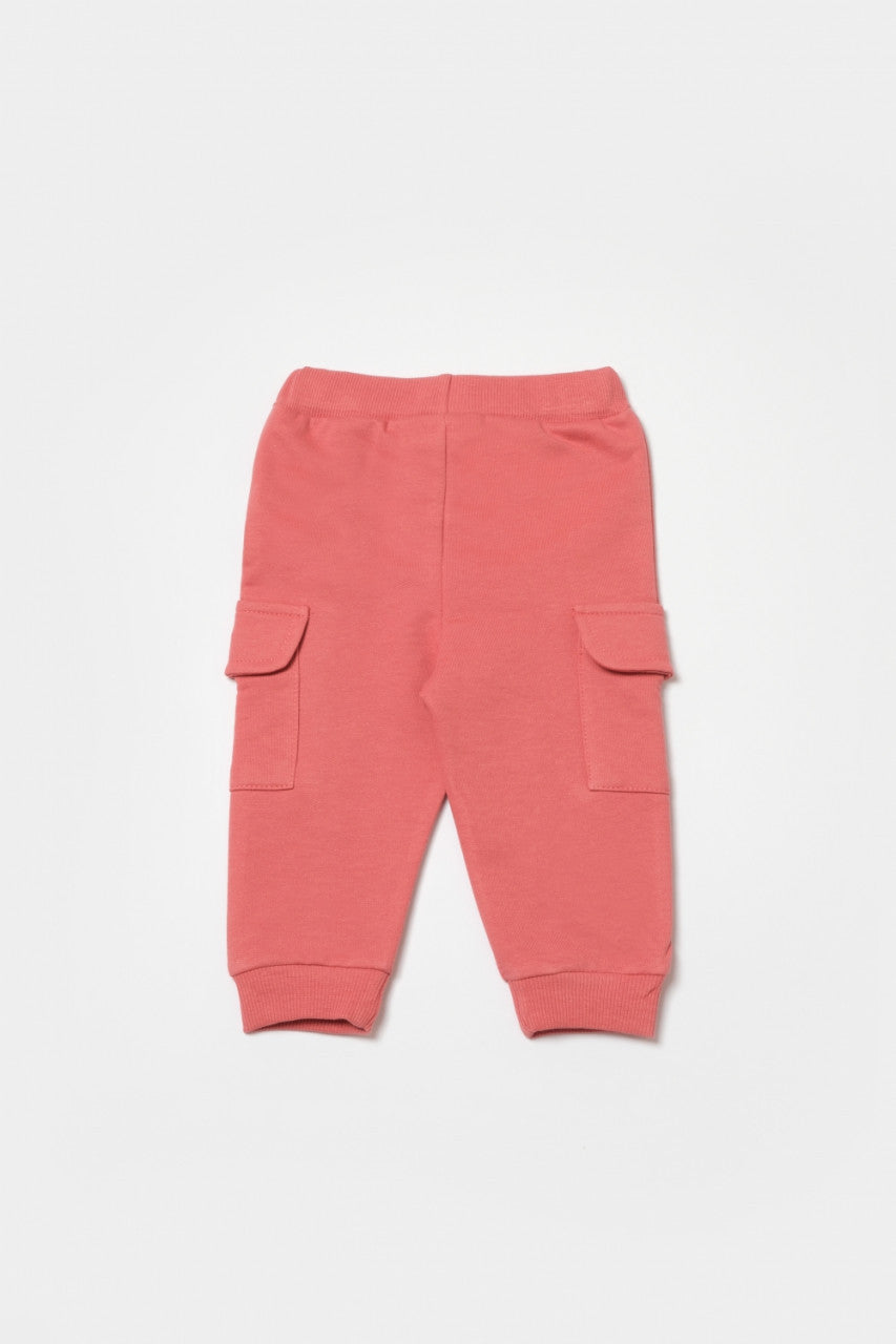 Pantaloni cu buzunare laterale, Two thread, 100%bumbac organic - , BabyCosy