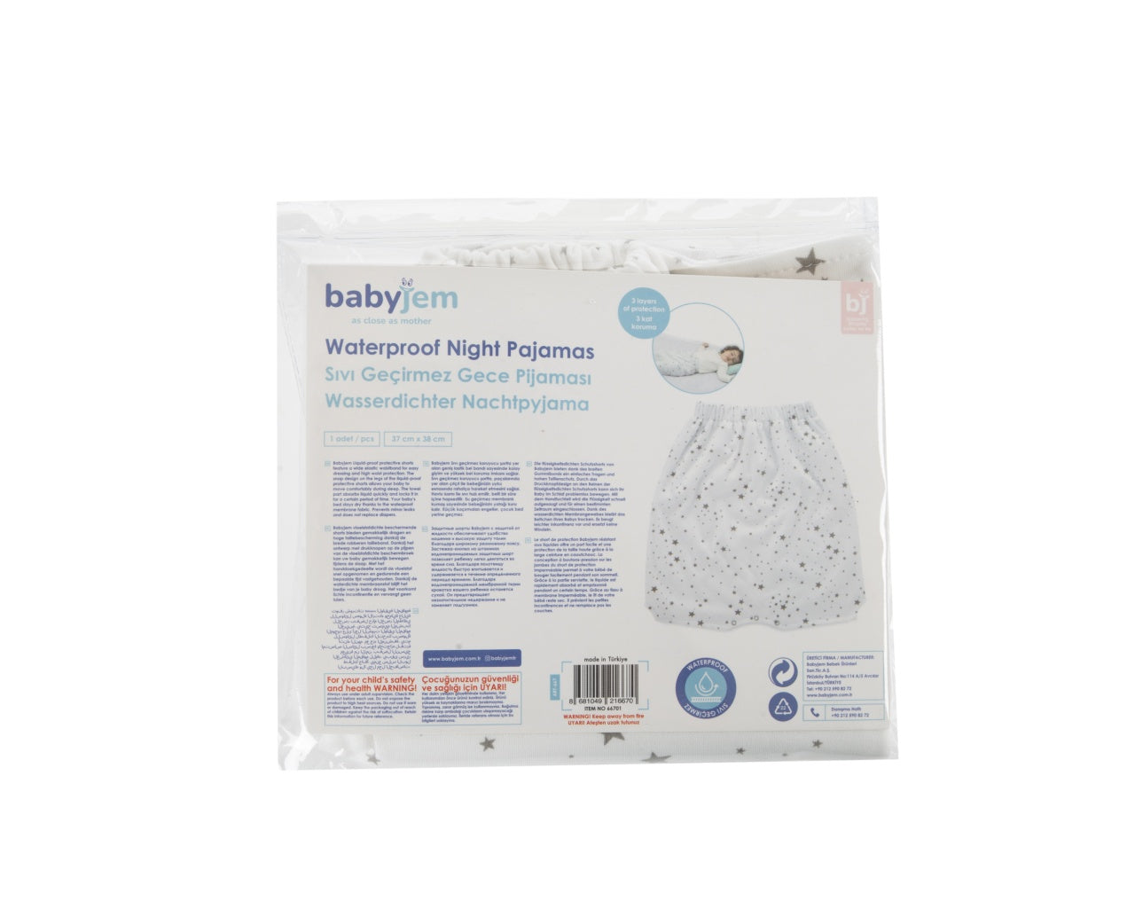 Pantaloni scurți Babyjem Liquid Proof