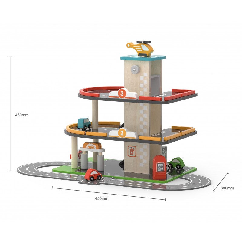 Parcare supraetajata cu benzinarie si heliport, Viga