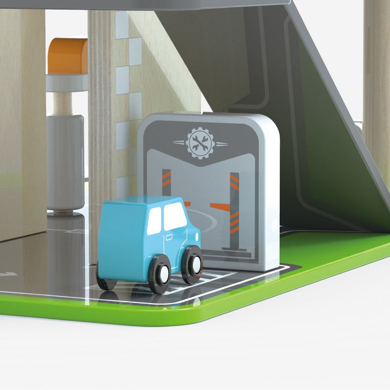 Parcare supraetajata cu benzinarie si heliport, Viga