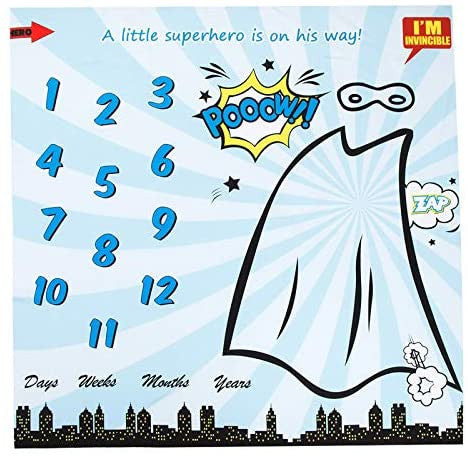 Paturica Milestone subtire pentru fotografii memorabile Inima Drool