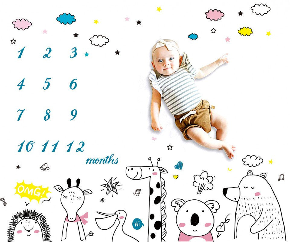 Paturica Milestone subtire pentru fotografii memorabile Sports