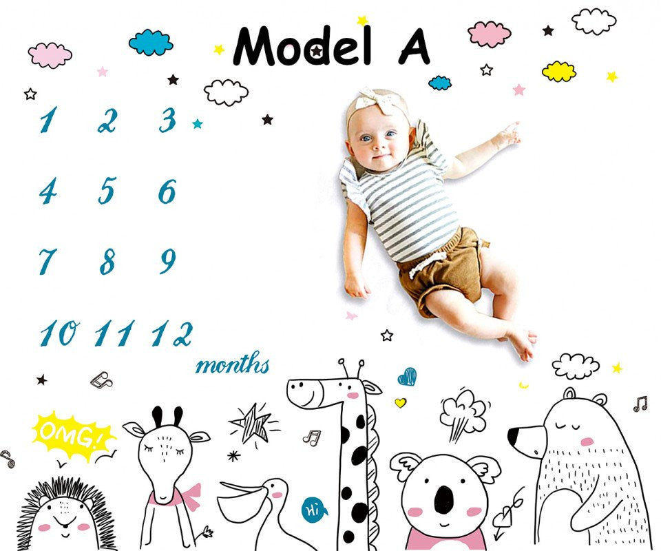 Paturica Milestone subtire pentru fotografii memorabile Sports