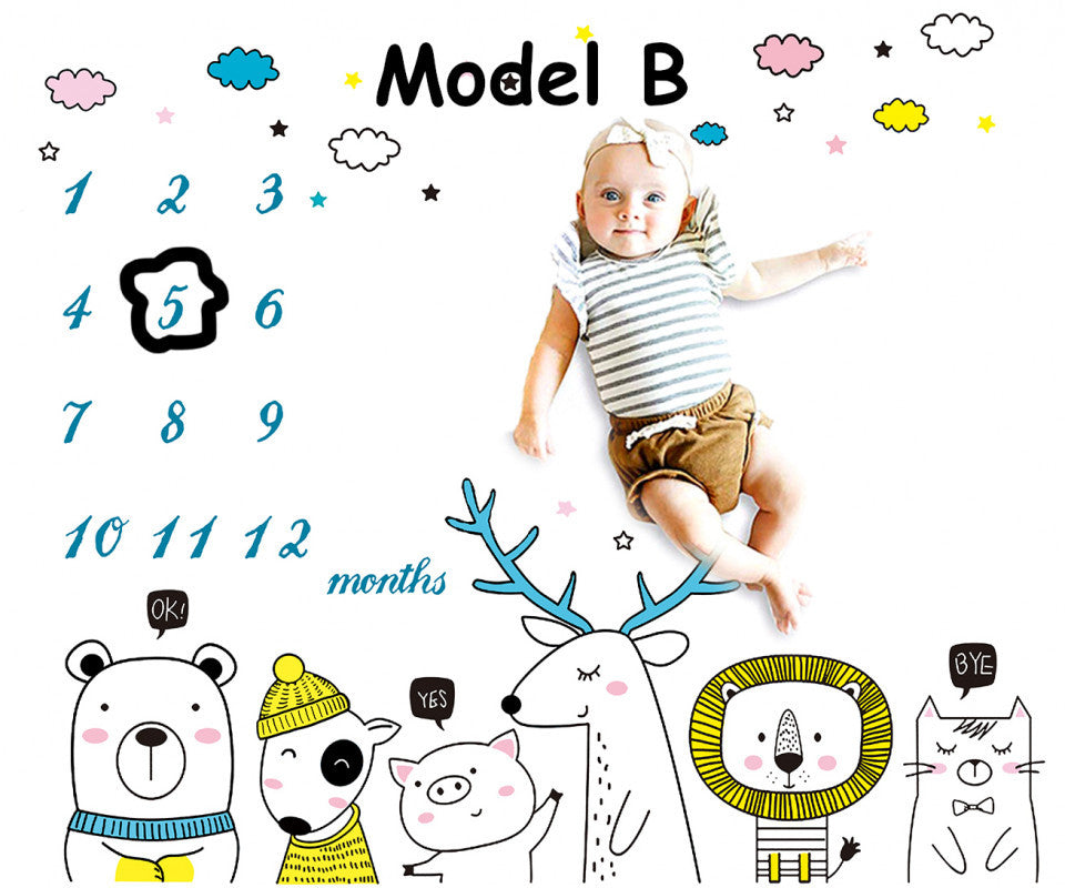 Paturica Milestone subtire pentru fotografii memorabile Sports