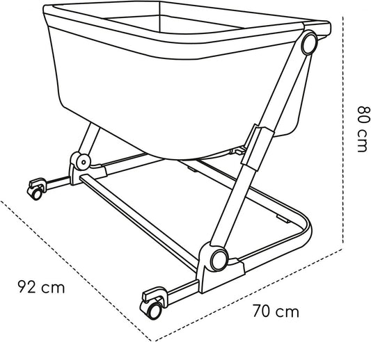 Patut 3 in 1 co-sleeping Skiddou Natt - 3 culori disponibile - Imagine 5