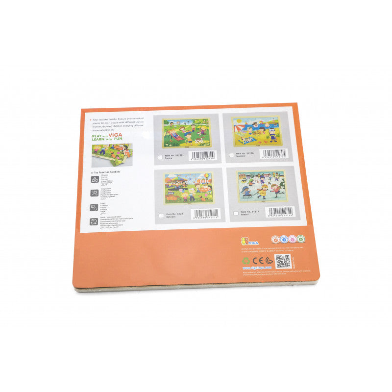 Puzzle anotimpuri, Primavara, 24 piese, Viga - Imagine 2