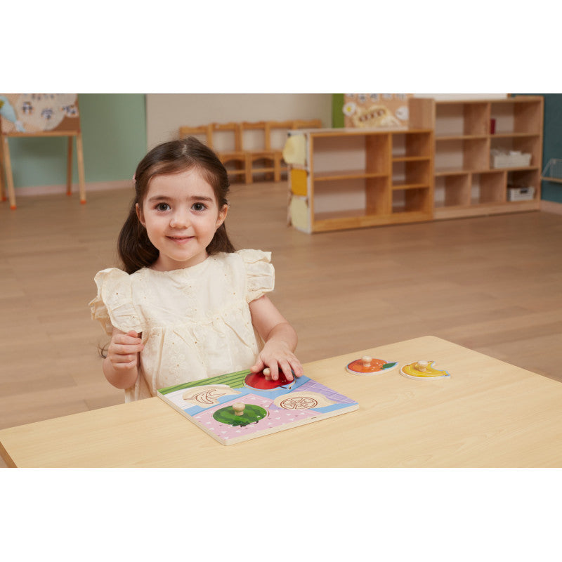 Puzzle cu manere, Fructe, Viga - Imagine 2