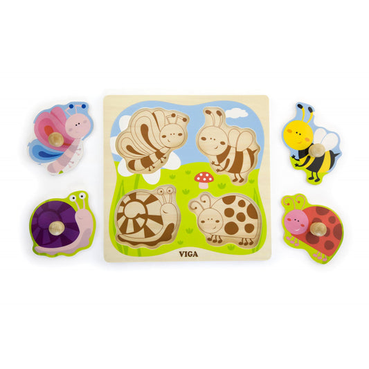 Puzzle cu manere Insecte, Viga - Imagine 3