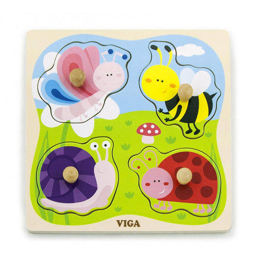 Puzzle cu manere Insecte, Viga - Imagine 2