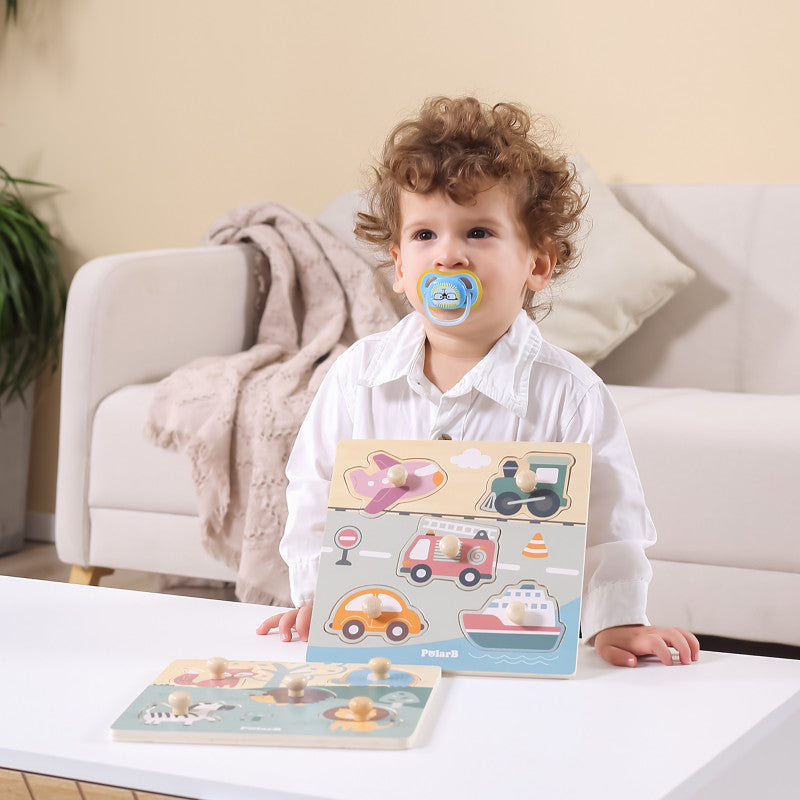 Puzzle cu manere – Transport, PolarB Viga