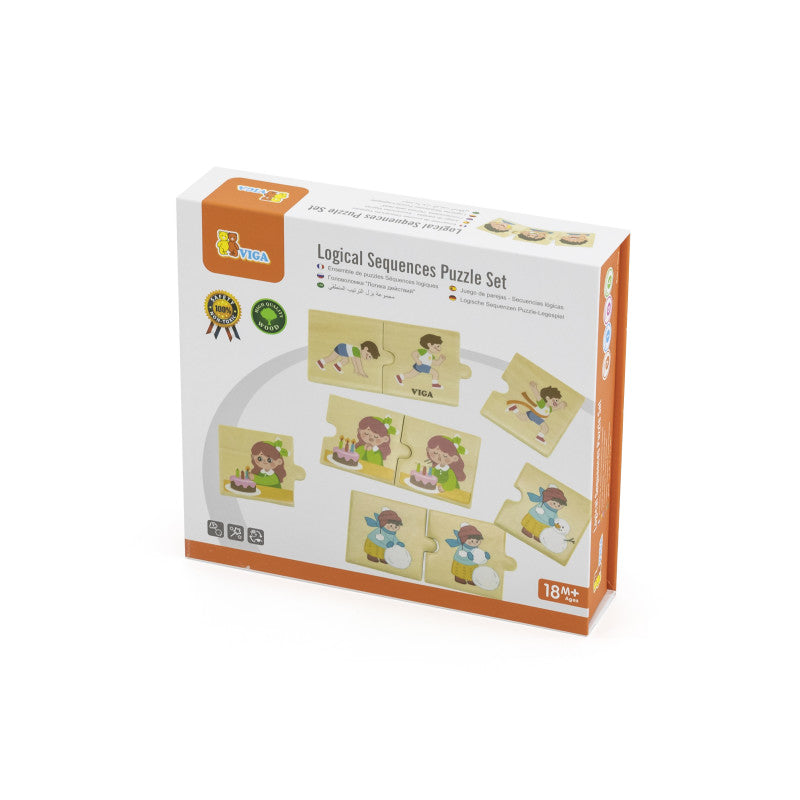 Puzzle cu secvente logice - Activitati zilnice, Viga - Imagine 5