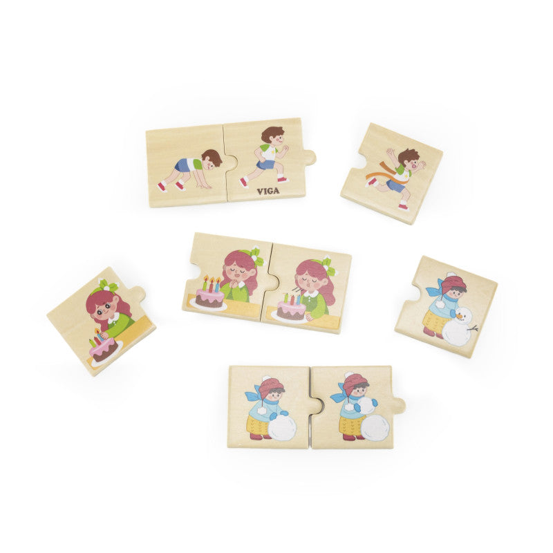 Puzzle cu secvente logice - Activitati zilnice, Viga - Imagine 6
