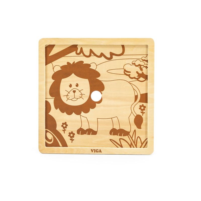 Puzzle din 9 piese mari Viga - 18 modele disponibile - Imagine 2