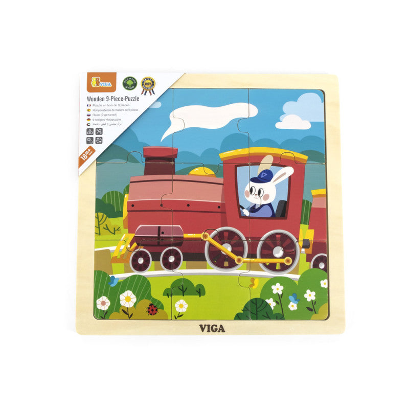 Puzzle din 9 piese mari Viga - 18 modele disponibile - Imagine 2