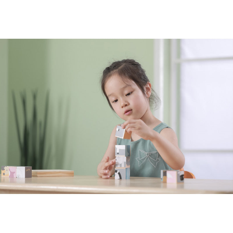 Puzzle din cuburi 6 in 1, PolarB