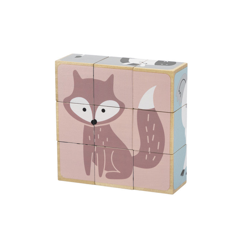 Puzzle din cuburi 6 in 1, PolarB