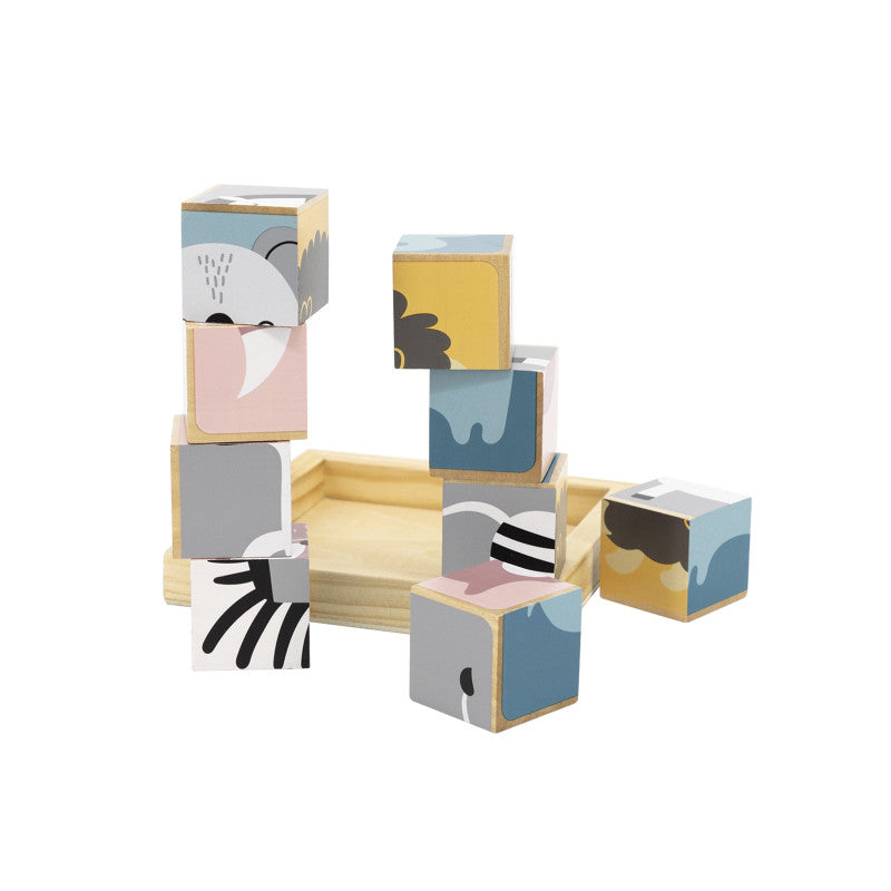 Puzzle din cuburi 6 in 1, PolarB