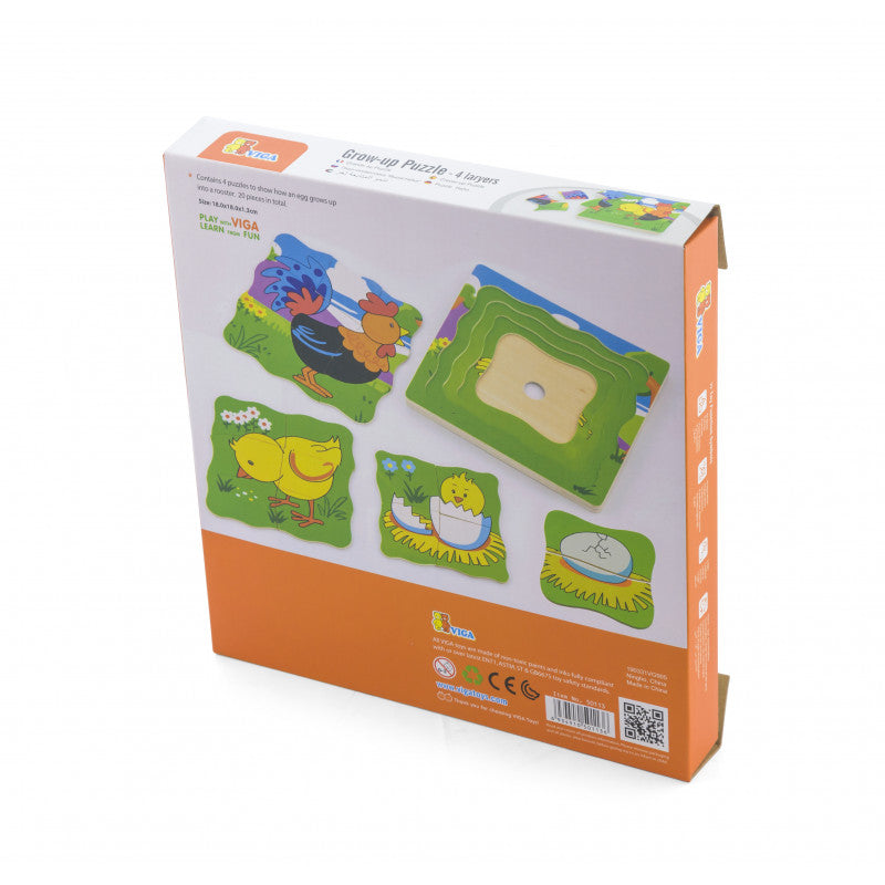 Puzzle in straturi Evolutie cocos, Viga