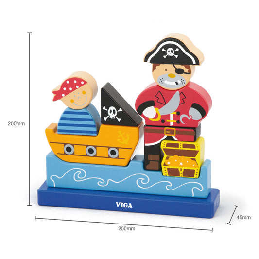 Puzzle magnetic Piratul, Viga - Imagine 4