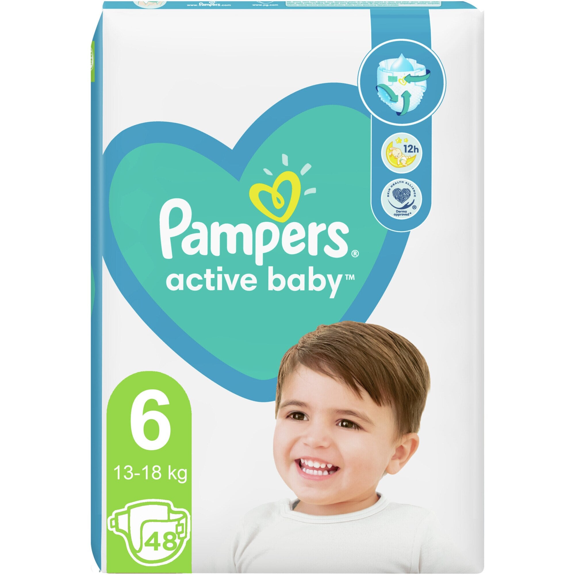 Pampers Active Baby scutece - Nr 6 (13-18 kg) / 48 buc [ps:3a24067d-027f-4b21-aa7f-30031990f8d2]