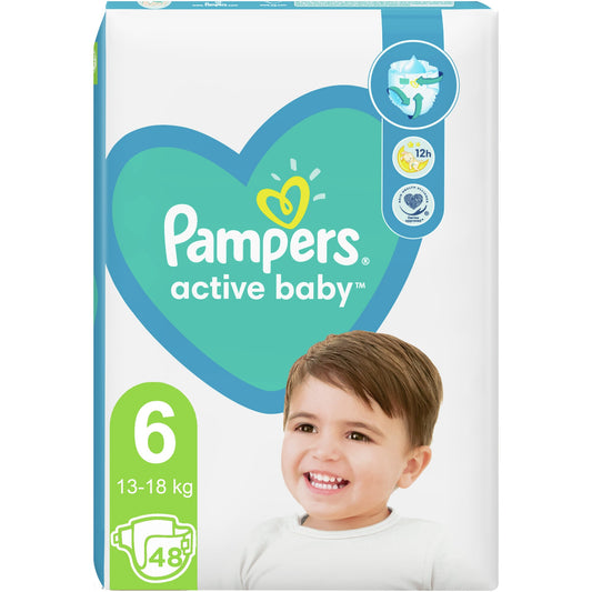 Pampers Active Baby scutece - Nr 6 (13-18 kg) / 48 buc [ps:3a24067d-027f-4b21-aa7f-30031990f8d2]