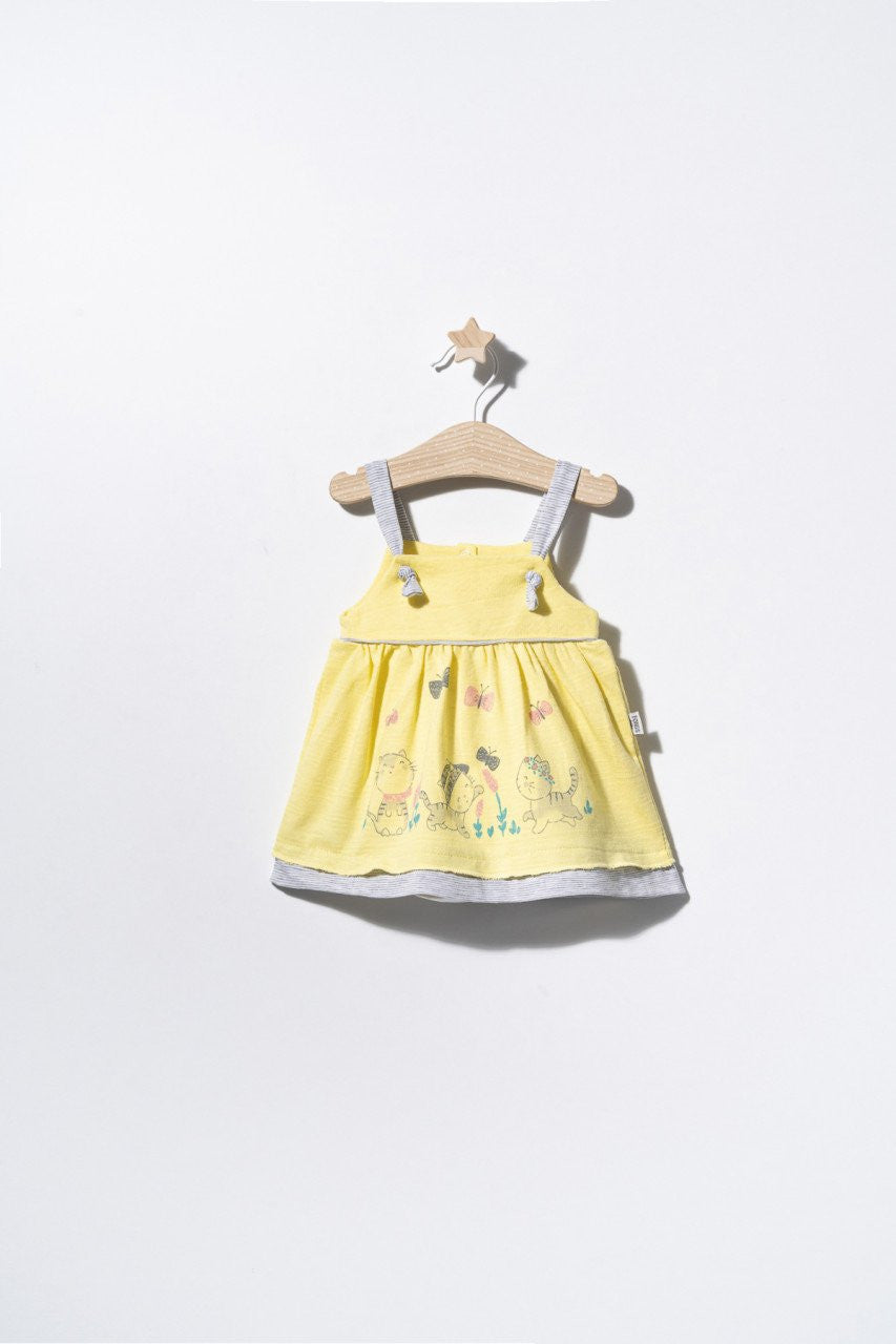 Rochita de vara cu pisicute pentru fetite, Tongs baby