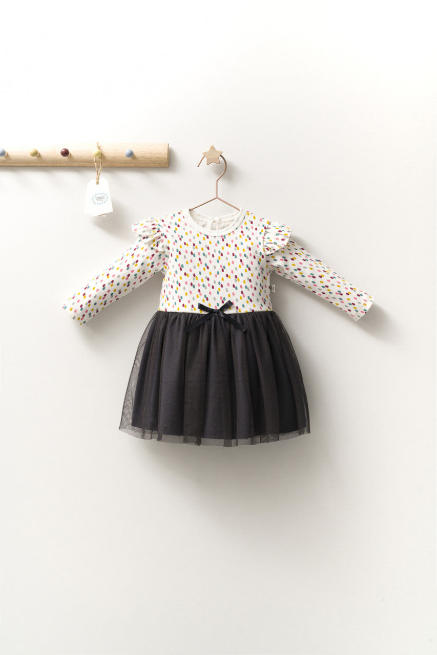 Rochita eleganta cu tulle pentru fetite, Tongs baby