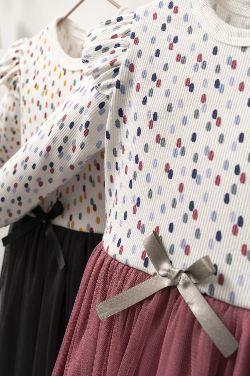 Rochita eleganta cu tulle pentru fetite, Tongs baby