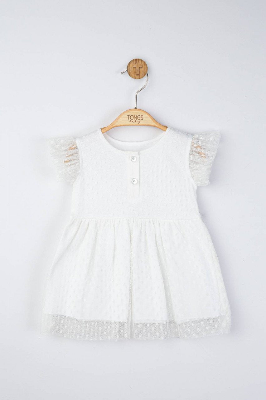 Rochita eleganta cu tulle pentru fetite, Tongs baby