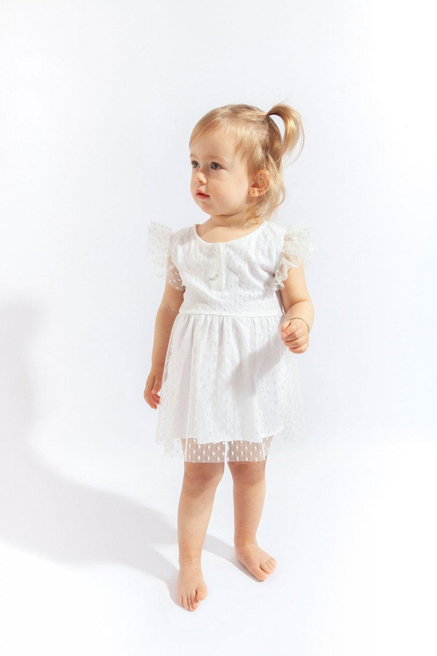 Rochita eleganta cu tulle pentru fetite, Tongs baby