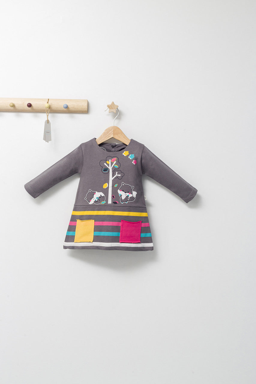 Rochita pentru fetite Colorful autum, Tongs baby