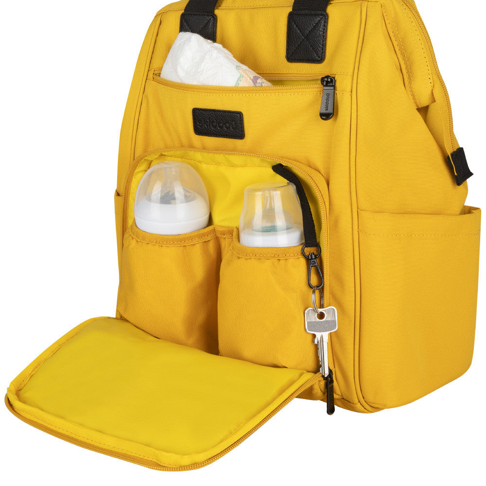 Rucsac multifunctional mamici Skiddou Astrid, Normandic Dream, Gri - Imagine 4