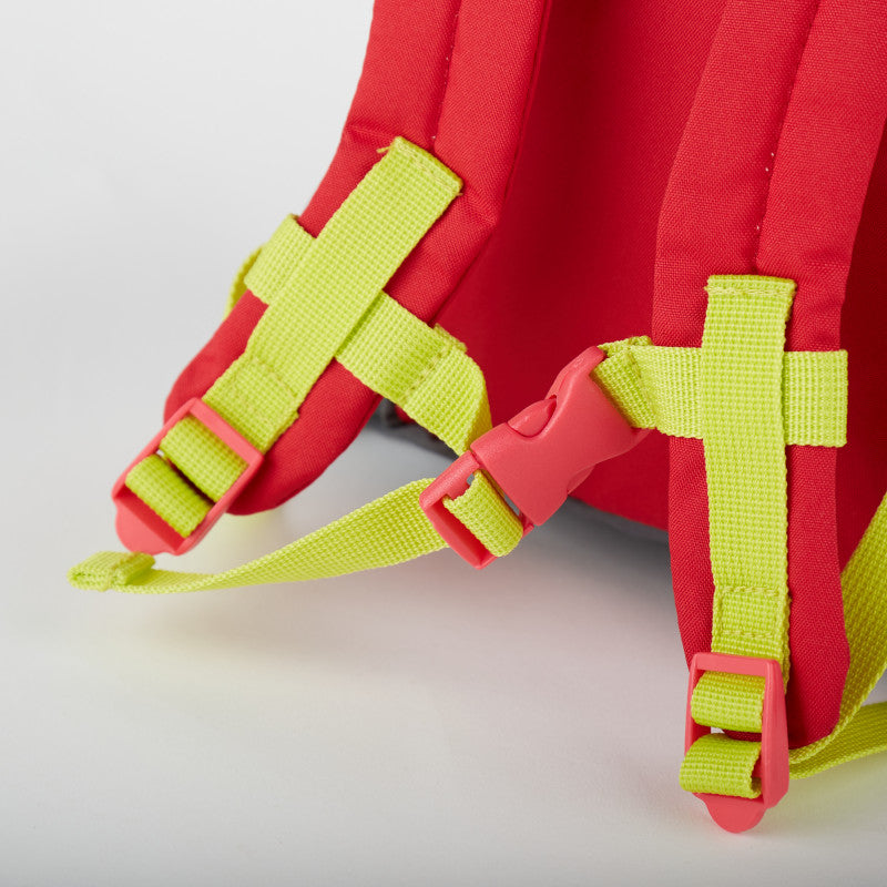 Rucsac pentru copii Masina de pompieri cu roti si detalii 3D, Sigikid