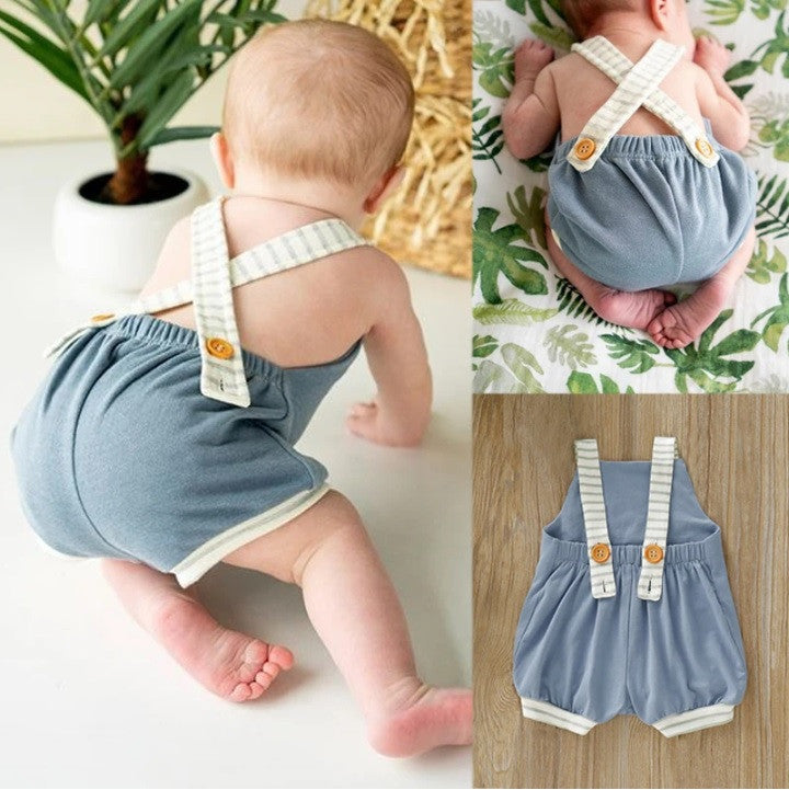 Salopeta cu dungi pentru bebelusi