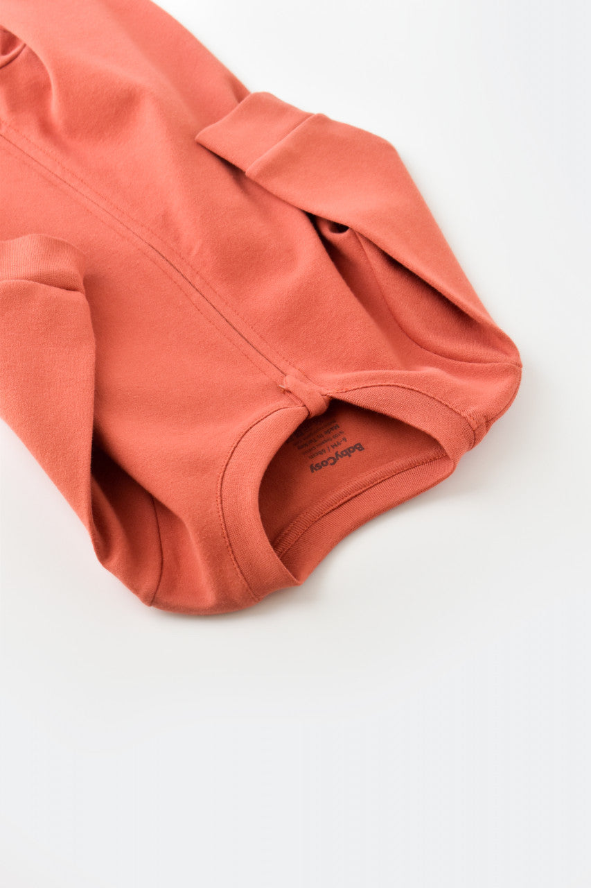 Salopeta cu fermoar cu maneca lunga si pantaloni lungi din 95%bumbac organic si 5% elastan - , BabyCosy