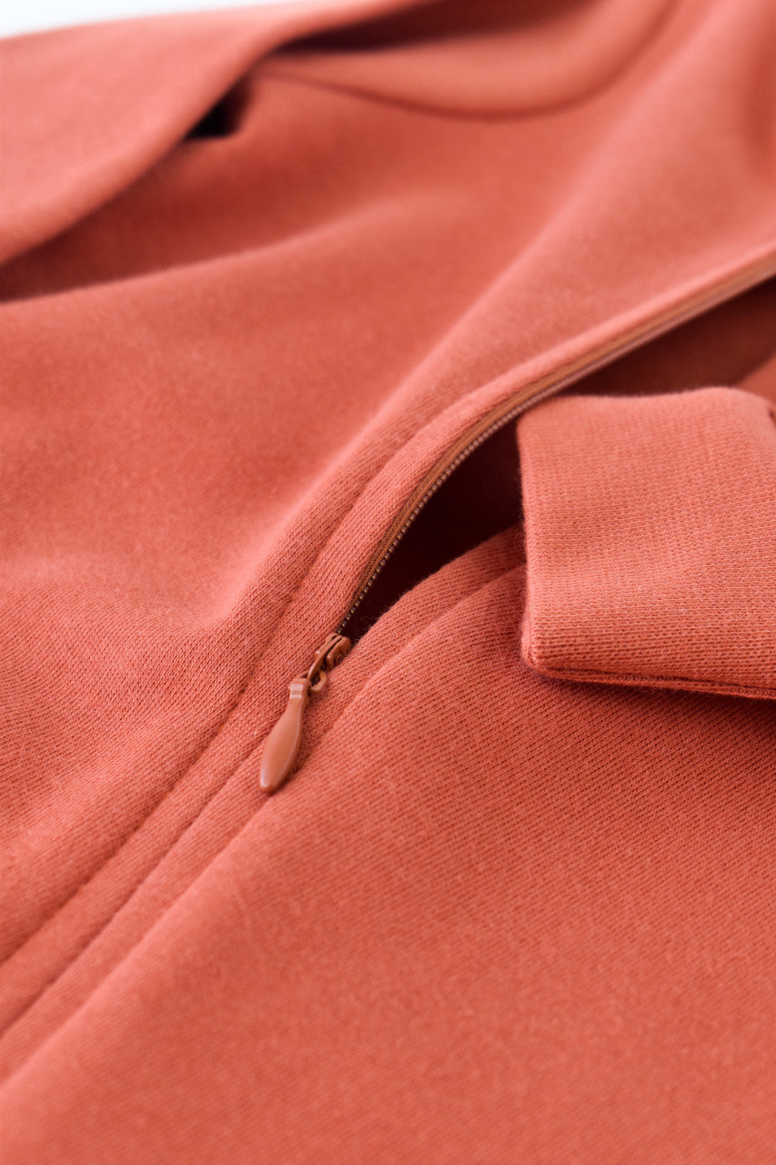 Salopeta cu fermoar cu maneca lunga si pantaloni lungi din 95%bumbac organic si 5% elastan - , BabyCosy