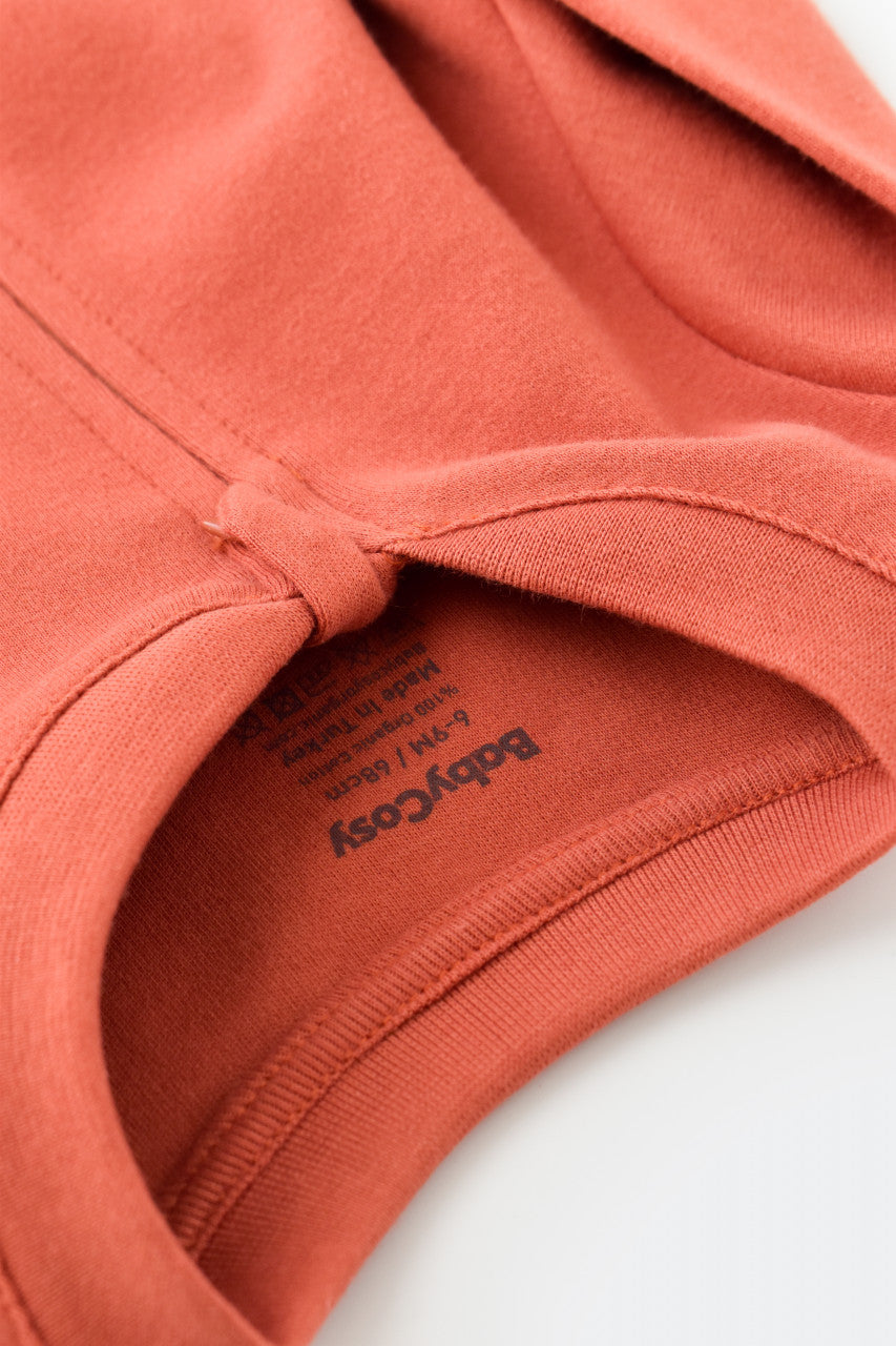 Salopeta cu fermoar cu maneca lunga si pantaloni lungi din 95%bumbac organic si 5% elastan - , BabyCosy