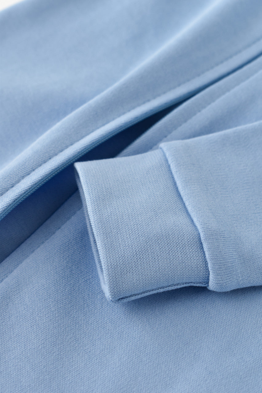 Salopeta cu fermoar cu maneca lunga si pantaloni lungi din 95%bumbac organic si 5% elastan - , BabyCosy