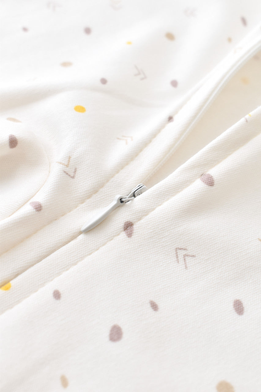 Salopeta cu fermoar cu maneca lunga si pantaloni lungi din 95%bumbac organic si 5% elastan - , BabyCosy