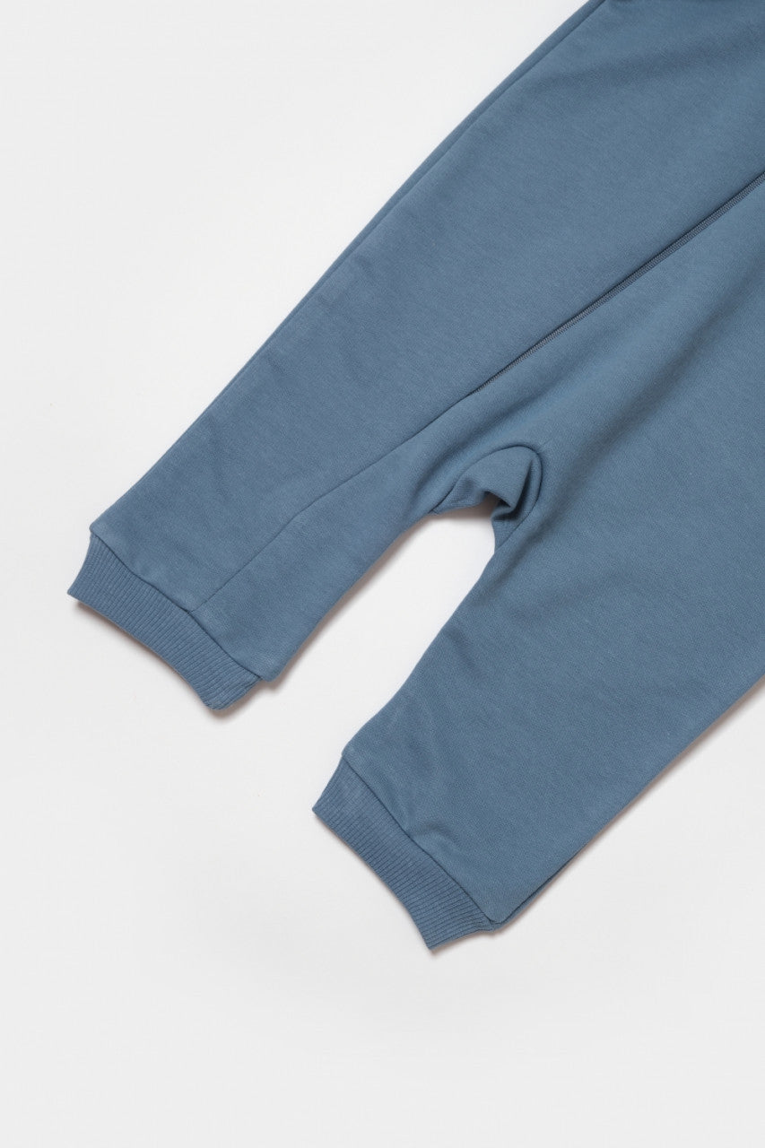 Salopeta cu fermoar, Two thread, BabyCosy, 100% bumbac organic,