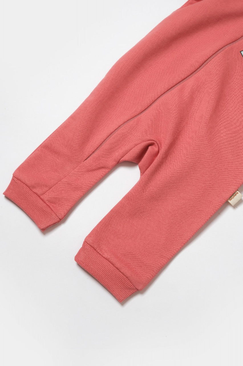 Salopeta cu fermoar, Two thread, BabyCosy, 100% bumbac organic,