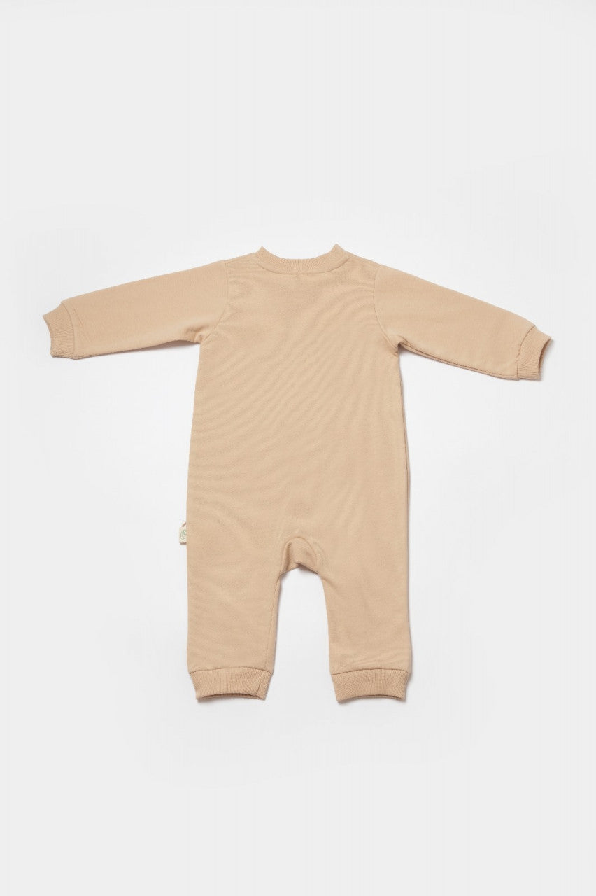 Salopeta cu fermoar, Two thread, BabyCosy, 100% bumbac organic,
