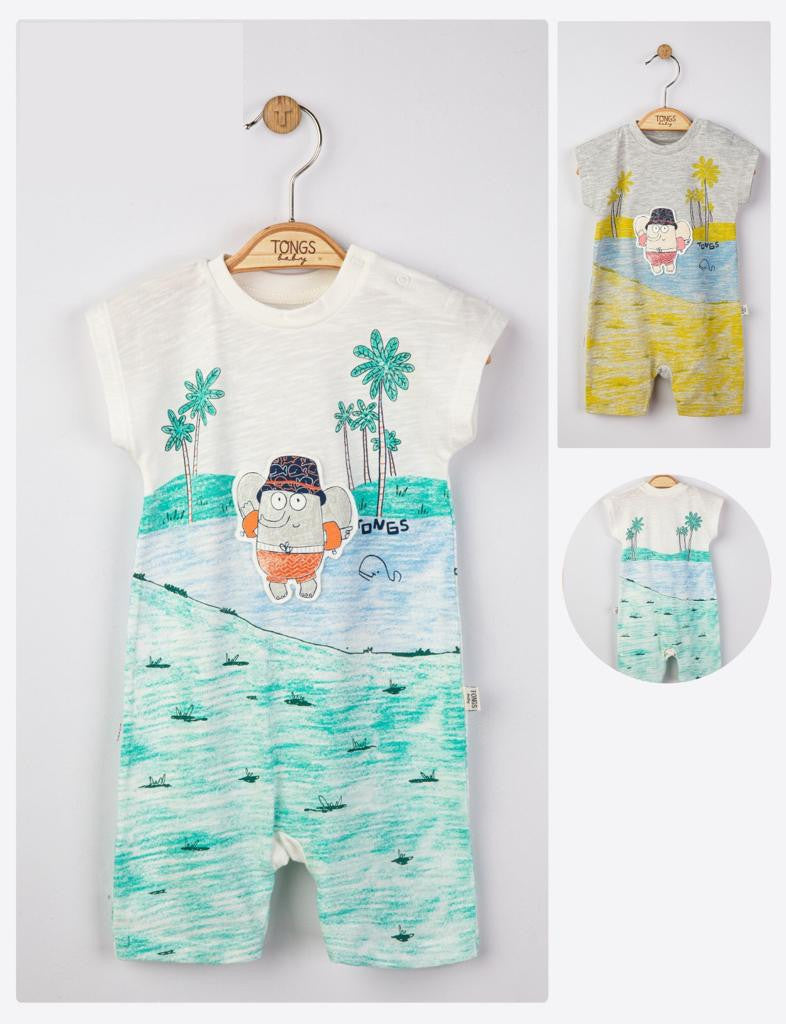 Salopeta de vara pentru bebelusi Summer, Tongs baby
