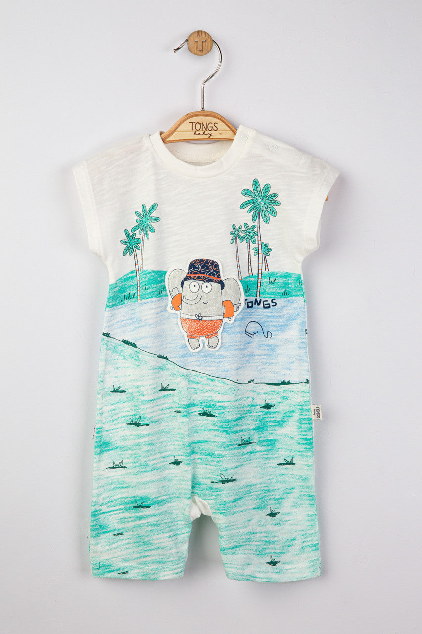 Salopeta de vara pentru bebelusi Summer, Tongs baby