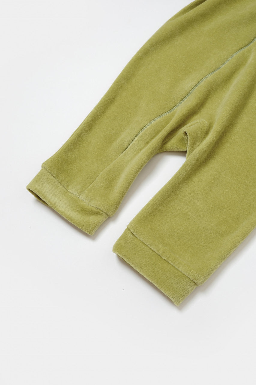 Salopeta Elefant cu maneca lunga si gluga din 80%bumbac organic si 20% poliester - , BabyCosy