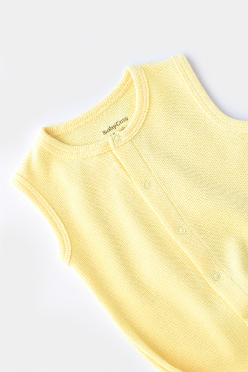 Salopeta fara maneci si pantaloni scurti - 100% bumbac organic - , BabyCosy